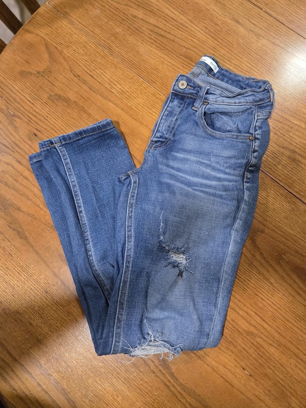 KanCan Exclusively for Maurices Distressed Cuffed Skinny Jeans Size 26